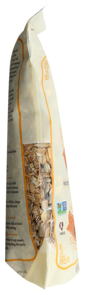Bob's Red Mill Muesli bowl with milk and fruit