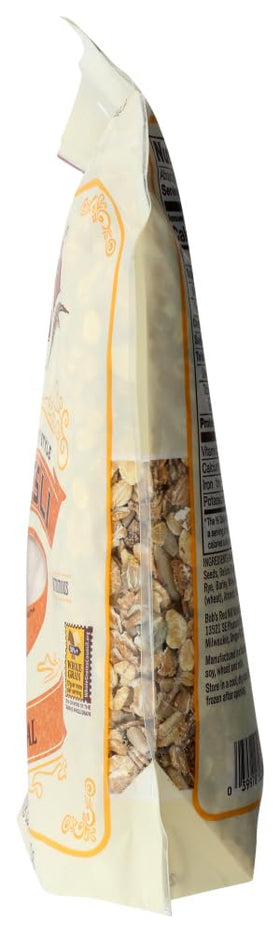 Close-up of oats and seeds in Bob's Red Mill Muesli
