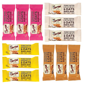 Bob's Red Mill Oat Bar Variety Pack on display for on-the-go snacking.