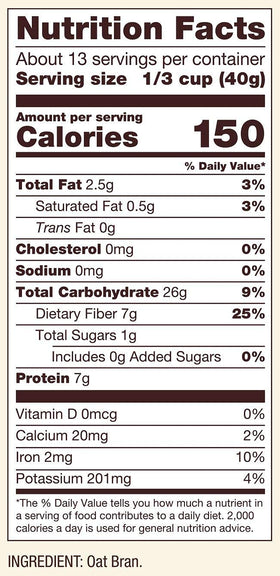 Bob's Red Mill Oat Bran served with berries and nuts for a nutritious breakfast