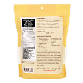 Bob's Red Mill oat flour bags on shelf for everyday cooking.