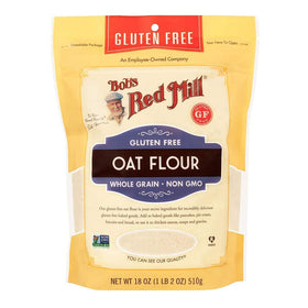 Bob's Red Mill oat flour pack-2 front view for gluten-free baking.