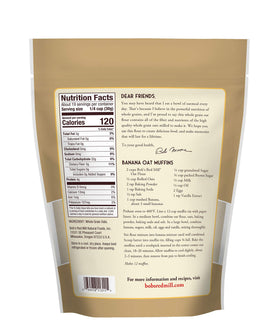 Bob's Red Mill oat flour in pancake batter for a wholesome breakfast.