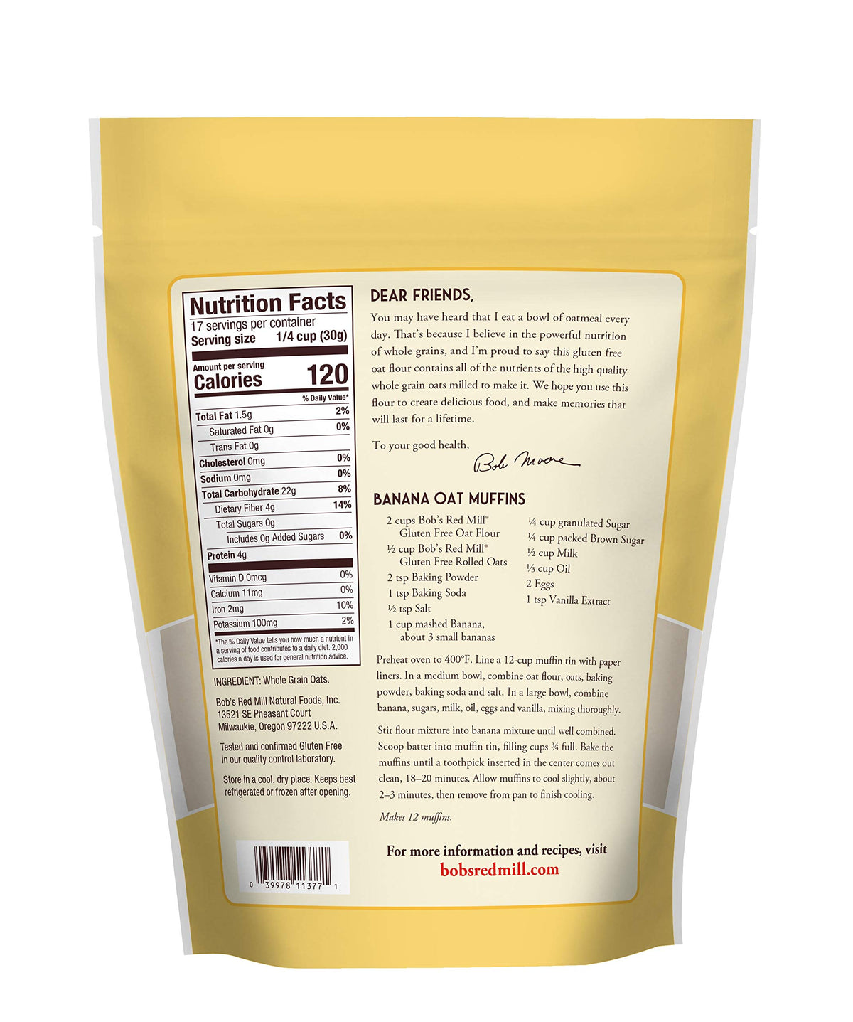 Bob's Red Mill Oat Flour pancakes invite fluffy, gluten-free breakfasts