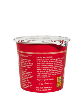 Bob's Red Mill Oatmeal Cup microwave-ready serving for busy mornings