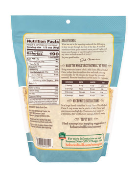 Bob's Red Mill oats in cookie dough for chewy treats
