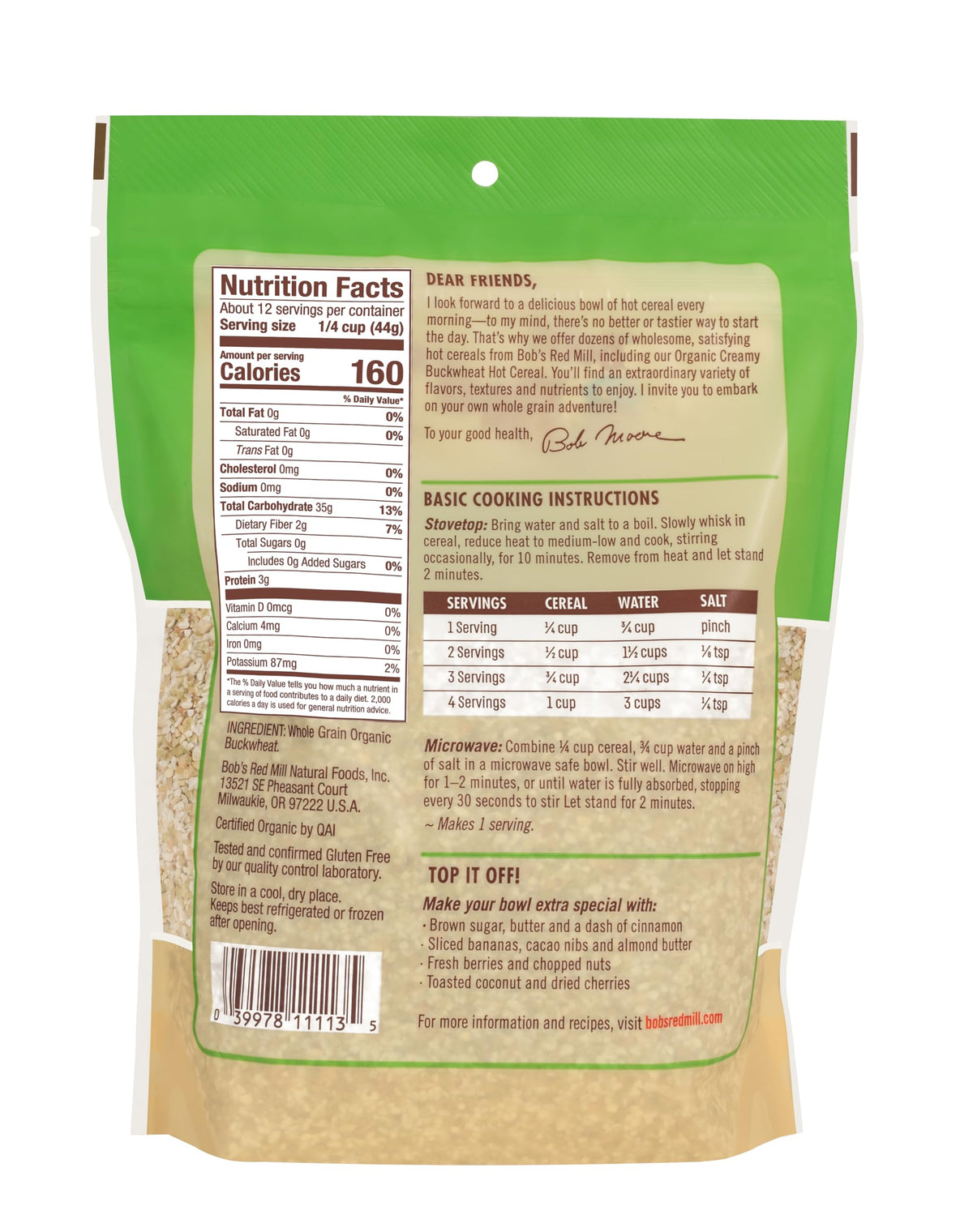 Open package shown with clear seal, stored in the fridge to maintain freshness.