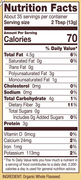 Bob's Red Mill flaxseed meal baked dish, highlighting plant-based baking