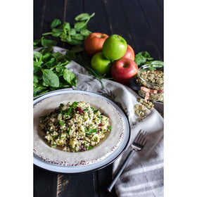 Bob's Red Mill Organic Buckwheat Groats cooked porridge bowl texture.