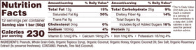Bob's Red Mill organic coconut flakes visible in ingredients.