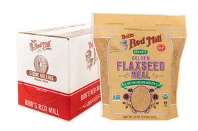 Bob's Red Mill Organic Golden Flaxseed Meal, freshly ground for omega-3 nutrition