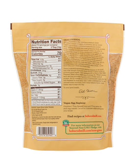 Organic Golden Flaxseed Meal from Bob's Red Mill creates a smooth texture for smoothies.