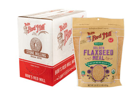 Bob's Red Mill Organic Golden Flaxseed Meal pack of four bags for versatile pantry use