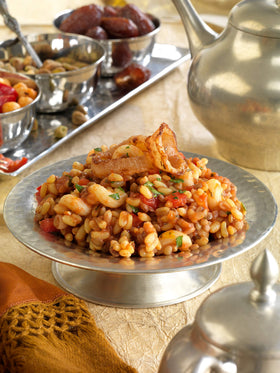 Bob's Red Mill Kamut Berries cooked dish, ideal for pilaf or soups.