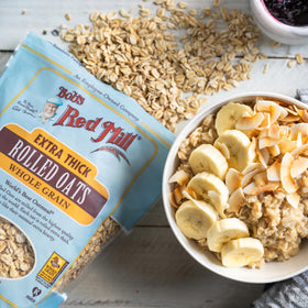 Bob's Red Mill Organic Non-GMO oats with simple trusted ingredients