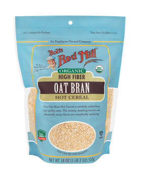 Muffins baked with Bob's Red Mill Organic Oat Bran for wholesome snacking.