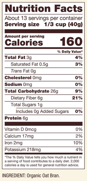 Pancakes prepared with Bob's Red Mill Organic Oat Bran for moist texture.