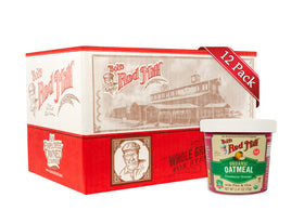 Bob's Red Mill Organic Oat Cup Cranberry Orange pack-shot highlights convenient, mess-free breakfast on the go.