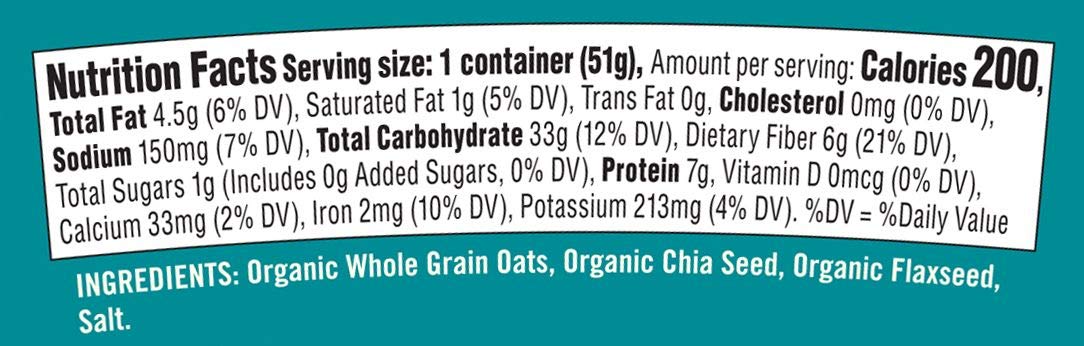 Bob's Red Mill Organic Oat Cup Classic ideal base for mix-ins