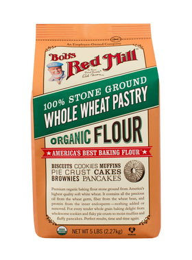 Bob's Red Mill Organic Pastry Flour pie crust image showing tender flaky pastries