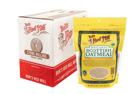 Bob's Red Mill Organic Scottish Oatmeal porridge bowl with creamy texture