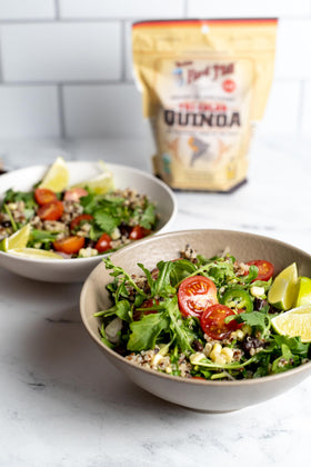Quinoa from Bob's Red Mill in a pilaf with herbs and spices