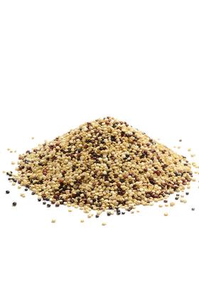 Quinoa from Bob's Red Mill in a fresh salad with vegetables