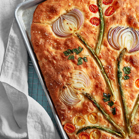 Bread crust cooling after baking with this versatile flour.