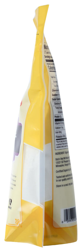 Kosher-certified and vegan option from Bob's Red Mill packaging