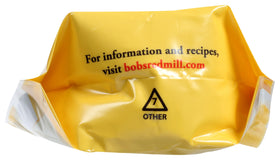 Bob's Red Mill Organic White Rice Flour in measuring cup, naturally gluten-free and great for baking