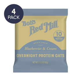 Ready-to-eat Bob's Red Mill oats served with nuts for crunch