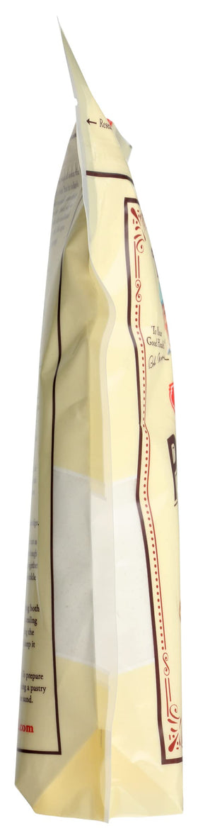 Bob's Red Mill Pie Crust Mix prepared crust showcasing flaky gluten-free texture.