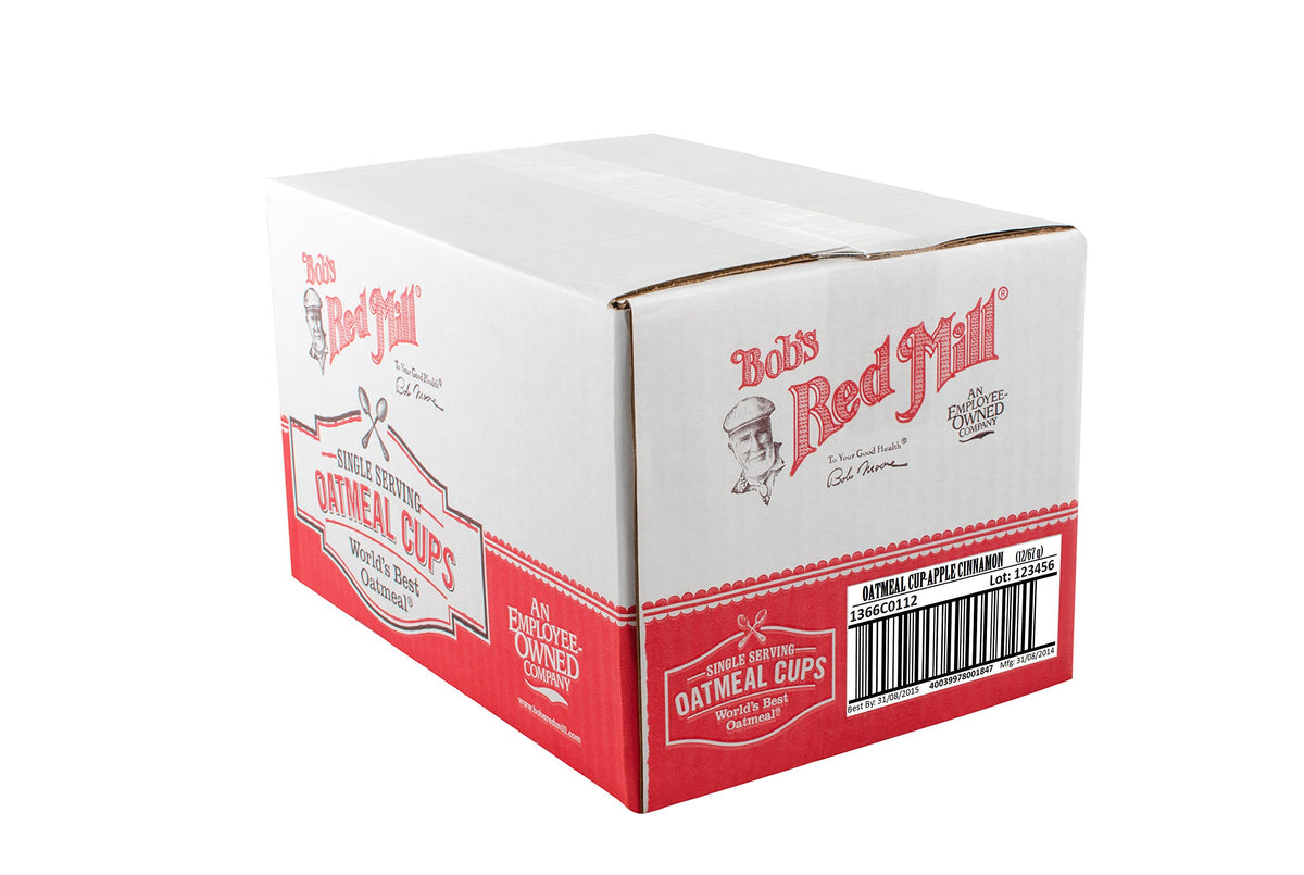 Bob's Red Mill Oatmeal Cup portable nutrition for on-the-go snacking