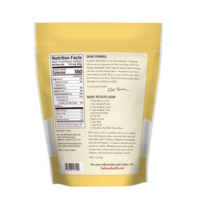 Bob's Red Mill potato flour dry ingredients highlight versatile gluten-free baking possibilities.