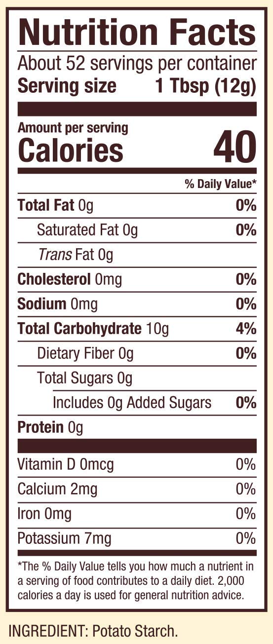 Bob’s Red Mill Potato Starch for crispy coatings delivering a golden crust