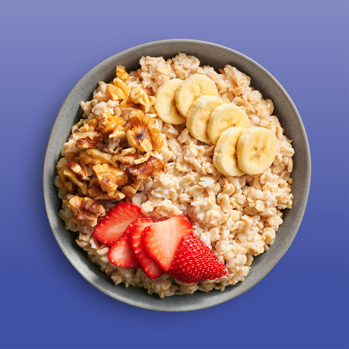 Bob's Red Mill Protein Oats measuring scoop with oats for accurate servings.