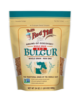 Bob's Red Mill Red Bulgur cracked-wheat berries ready for quick pilaf
