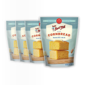 Bob's Red Mill Signature Cornbread Mix pack front, a quick, reliable pantry staple.