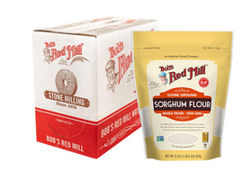 Bob's Red Mill Sorghum Flour bag, versatile for gluten-free baking.