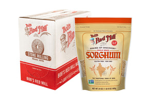 Bob's Red Mill sorghum grain 4-pack ready for versatile gluten-free meals.
