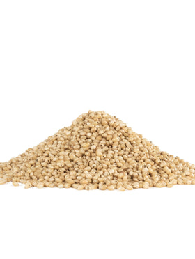 Bob's Red Mill sorghum pilaf bowl showcasing chewy, nutty texture.