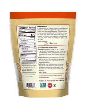 Bob's Red Mill sweet white sorghum popped like popcorn for a snack.