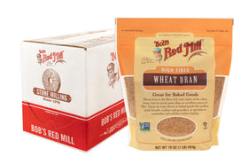 Bob's Red Mill Wheat Bran package highlighting high-fiber baking ingredient
