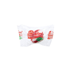 Bob's Sweet Stripes tub with lid, easy storage after use.