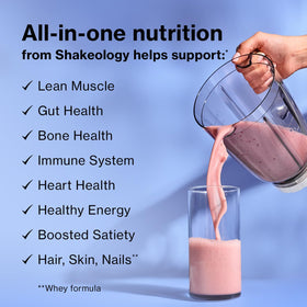 BODi Shakeology chocolate formula with no artificial colors or preservatives.