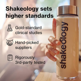 BODi Shakeology grab-and-go packaging ideal for travel or post-workout refuel.