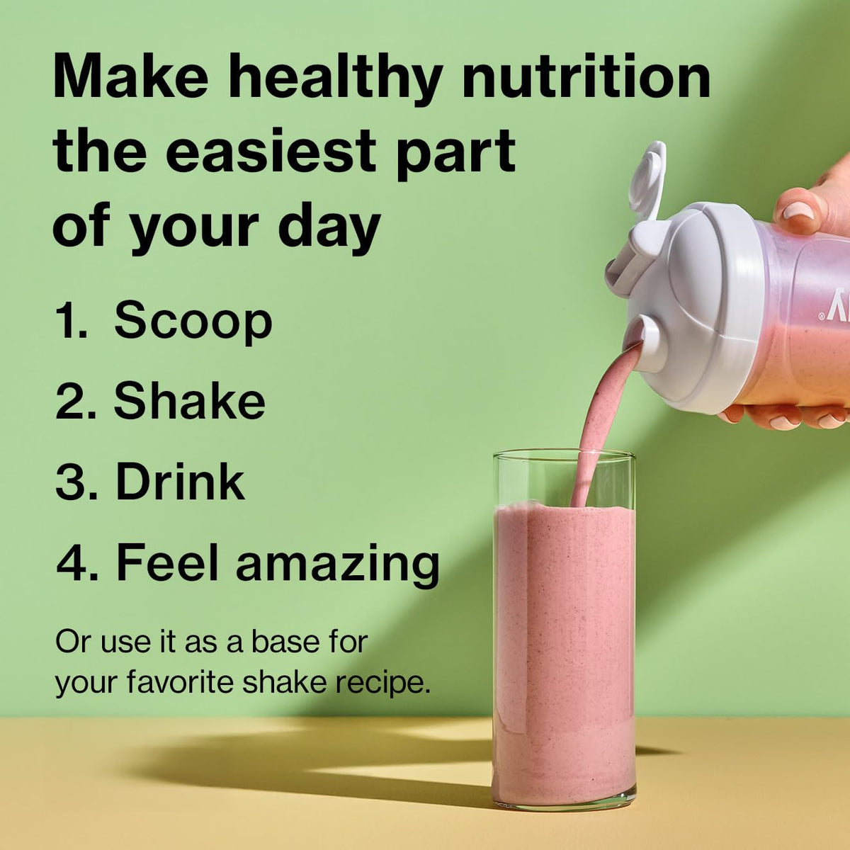 BODi Shakeology fiber and omega-3 ALA ingredients support overall wellness.