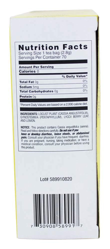 Body Breakthrough Diet Trim-Maxx Tea Lemon packaging showcases oriental herbal blend.