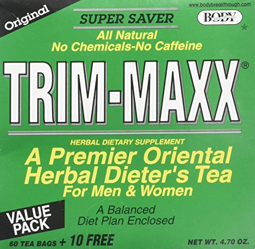 Body Breakthrough Trim Maxx tea bags for daily wellness ritual.