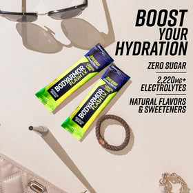 Coconut water powder base combines electrolytes with a light, tropical flavor.